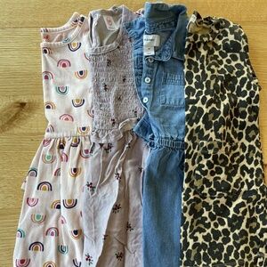 Lot of 4 Girl's Dresses- Size 4T